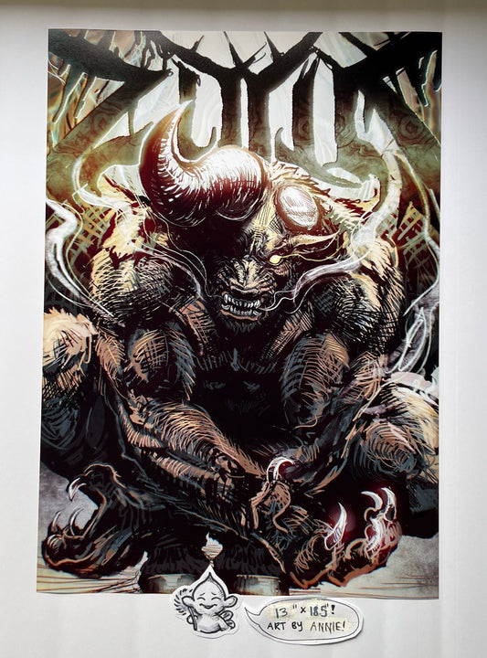 ZODD The Immortal" [Poster/Print, 13" x 18.5"]